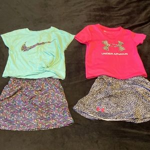 Girls size 5 tennis outfits